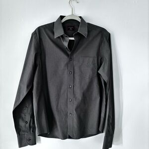 UNTUCKit Charcoal Dress Shirt